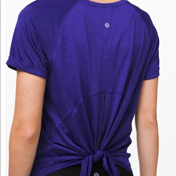 NWT Lululemon open up tie back tee - Picture 6 of 6